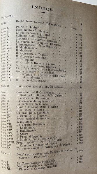 STORIA POPOLARE DEL GRAN PATRIARCA S. AGOSTINO VESCOVO D' IPPONA, …