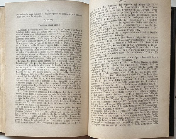 STORIA POPOLARE DEL GRAN PATRIARCA S. AGOSTINO VESCOVO D' IPPONA, …