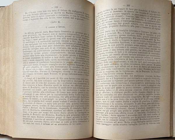 STORIA POPOLARE DEL GRAN PATRIARCA S. AGOSTINO VESCOVO D' IPPONA, …