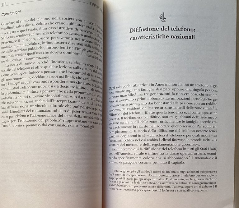 STORIA SOCIALE DEL TELEFONO. AMERICA IN LINEA 1876-1940