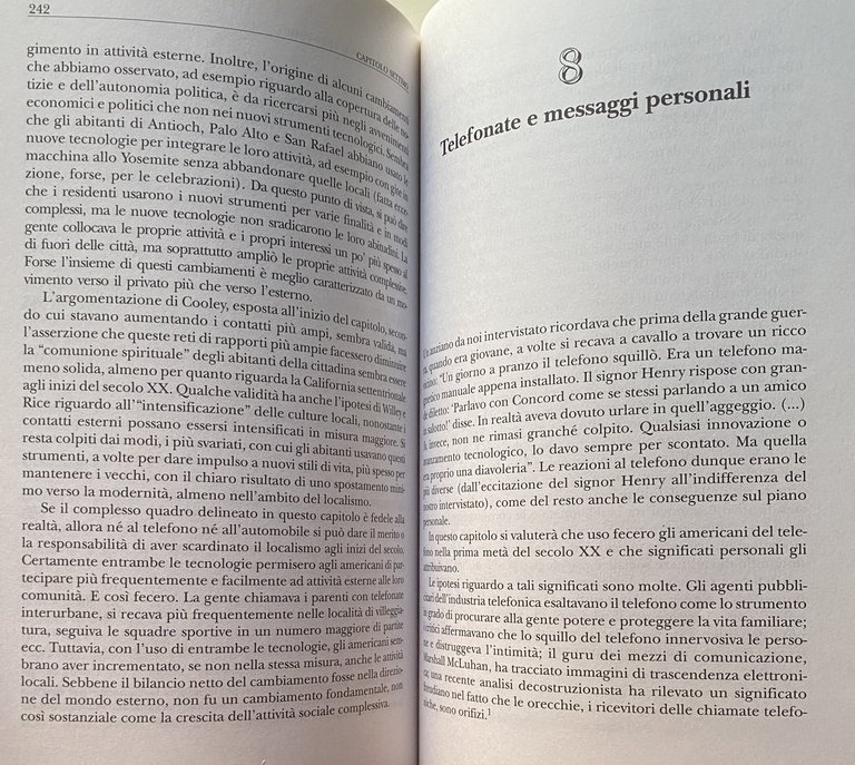 STORIA SOCIALE DEL TELEFONO. AMERICA IN LINEA 1876-1940