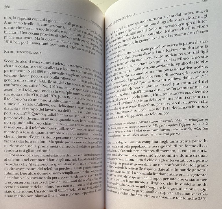 STORIA SOCIALE DEL TELEFONO. AMERICA IN LINEA 1876-1940