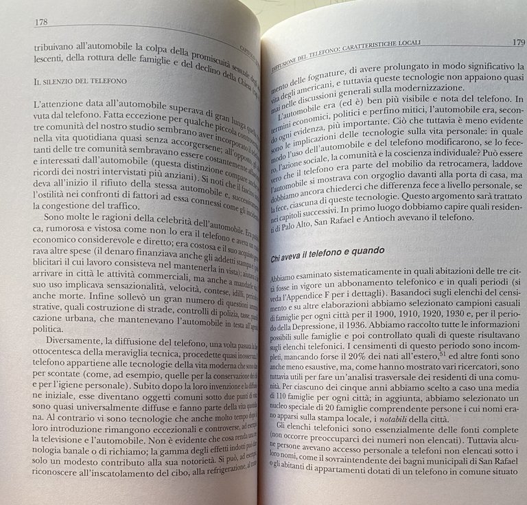 STORIA SOCIALE DEL TELEFONO. AMERICA IN LINEA 1876-1940