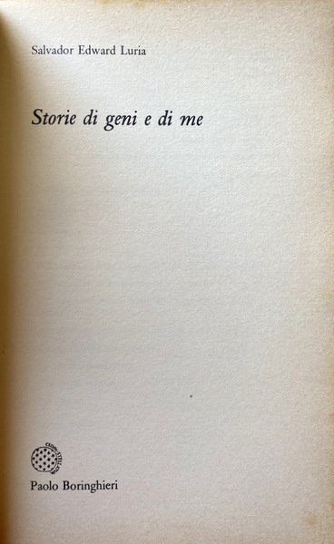 STORIE DI GENI E DI ME