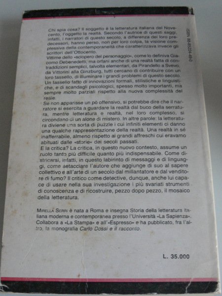 STORIE DI SPIE. SAGGI SUL NOVECENTO IN LETTERATURA