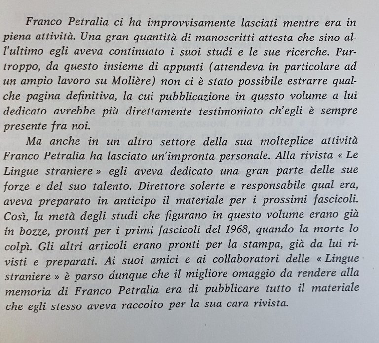 STUDI DI LETTERATURA FRANCESE A RICORDO DI FRANCO PETRALIA | Immagine Gallery 7