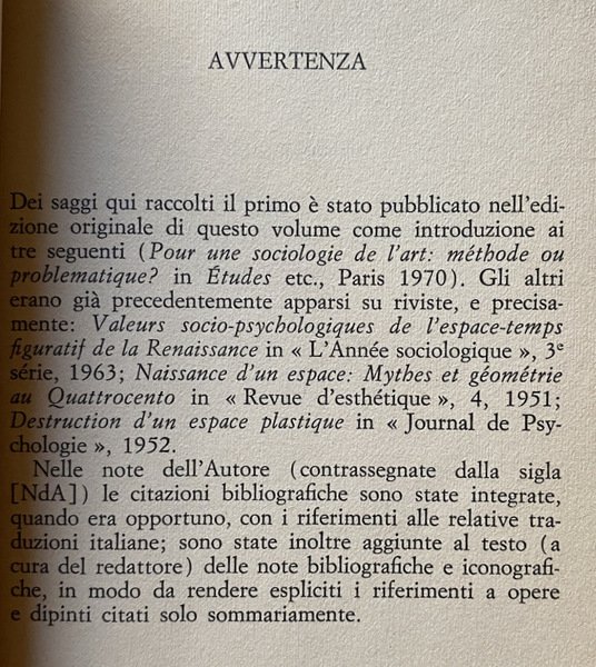 STUDI DI SOCIOLOGIA DELL'ARTE. LO SPAZIO FIGURATIVO DA PIERO DELLA …