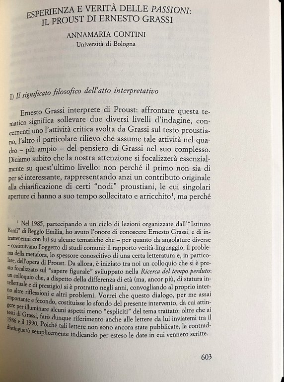 STUDI IN MEMORIA DI ERNESTO GRASSI (VOLUMI 1-2). Convegno internazionale, … | Immagine Gallery 19