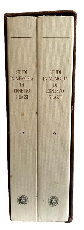 STUDI IN MEMORIA DI ERNESTO GRASSI (VOLUMI 1-2). Convegno internazionale, … | Immagine Gallery 22