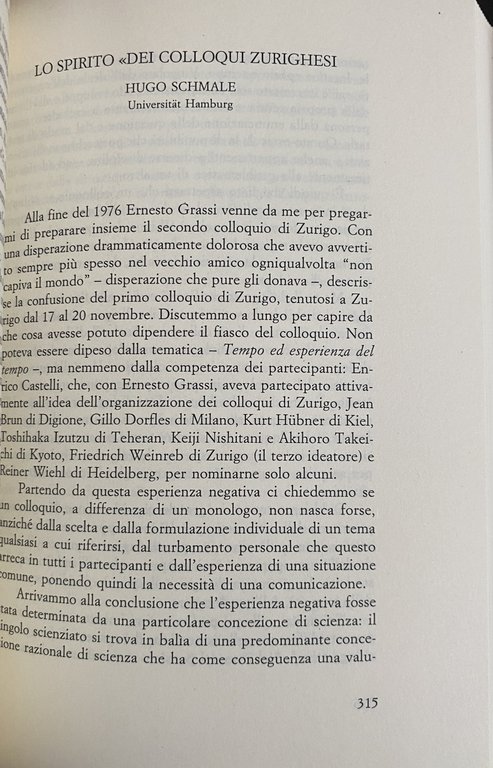 STUDI IN MEMORIA DI ERNESTO GRASSI (VOLUMI 1-2). Convegno internazionale, … | Immagine Gallery 13