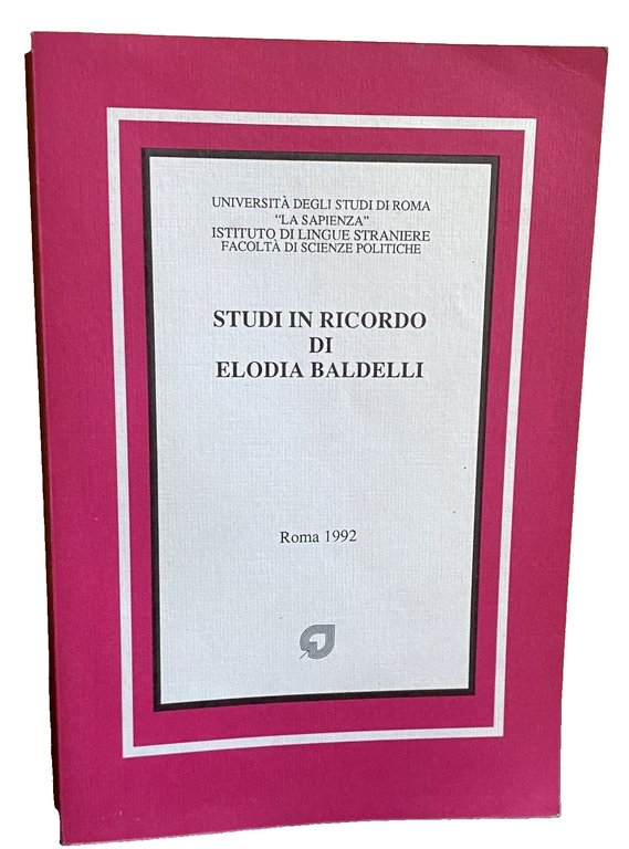 STUDI IN RICORDO DI ELODIA BALDELLI