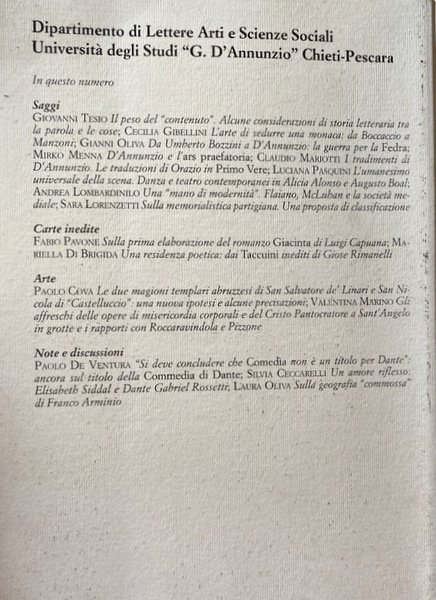 STUDI MEDIEVALI E MODERNI. ARTE, LETTERATURA, STORIA, ANNO XVII, NUMERO1/2013