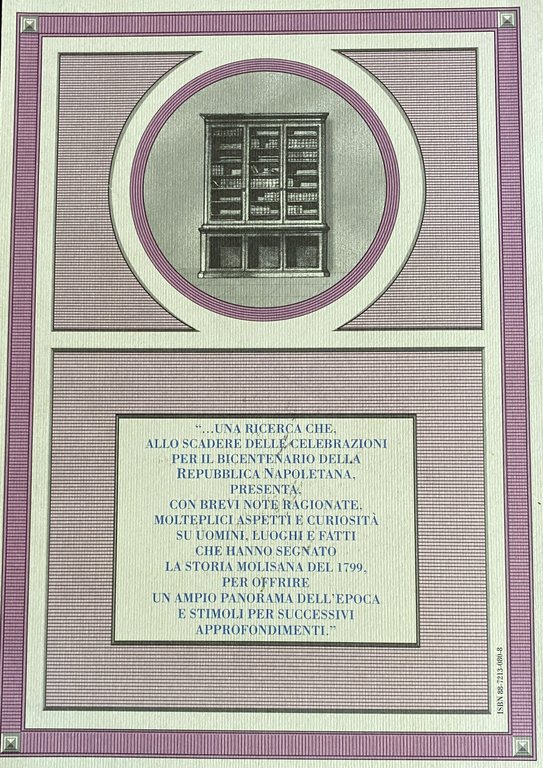 STUDI SUL 1799 NEL MOLISE: INDAGINE BIBLIOGRAFICA