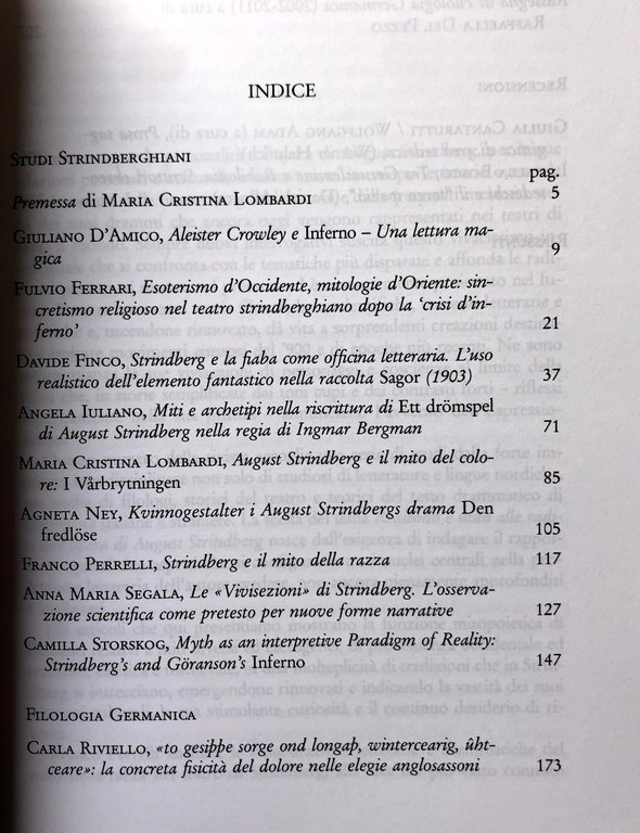 STUDI TEDESCHI. FILOLOGIA GERMANICA. STUDI NORDICI. STUDI NEDERLANDESI. ANNALI, SEZIONE … | Immagine Gallery 9