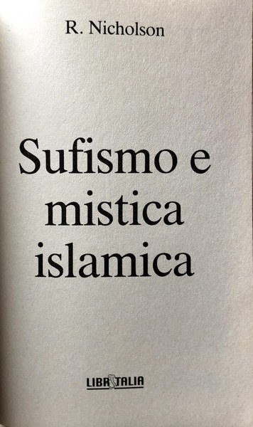 SUFISMO E MISTICA ISLAMICA