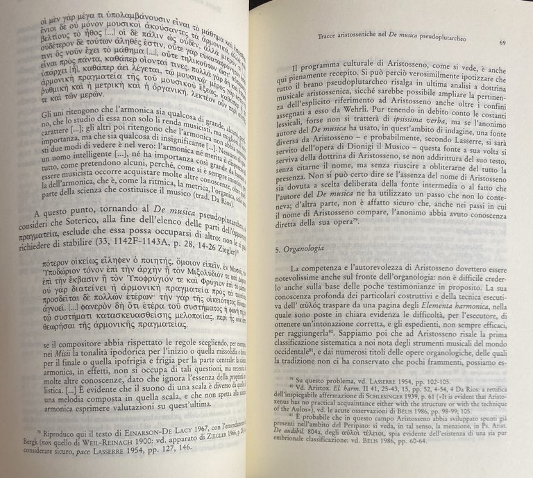 SULLA MUSICA GRECA ANTICA. STUDI E RICERCHE. (TESTO ORIGINALE GRECO … | Immagine Gallery 7
