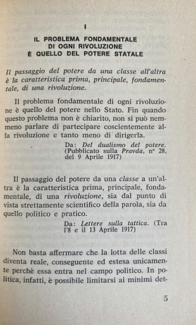 SULLA RIVOLUZIONE PROLETARIA E LA DITTATURA DEL PROLETARIATO. (Proletari di …