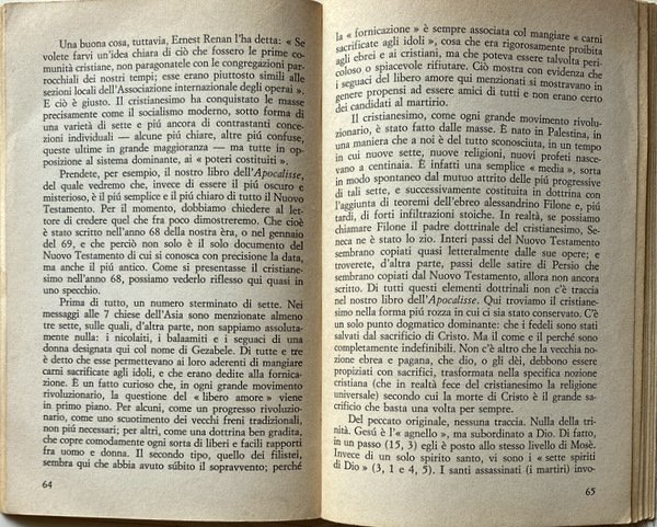 SULLE ORIGINI DEL CRISTIANESIMO. A CURA DI AMBROGIO DONINI