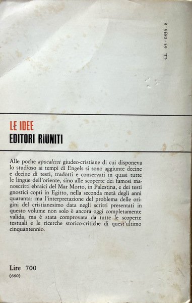 SULLE ORIGINI DEL CRISTIANESIMO. A CURA DI AMBROGIO DONINI