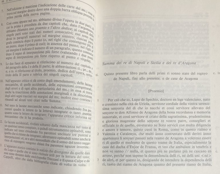 SUMMA DEI RE DI NAPOLI E SICILIA E DEI RE …