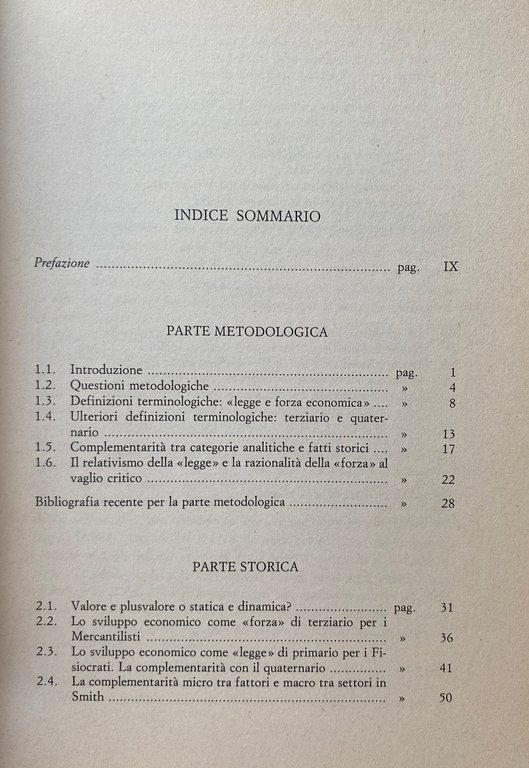 SVILUPPO ECONOMICO: LEGGE DI PRODUZIONE INDUSTRIALE O FORZA DI TERZIARIO? …