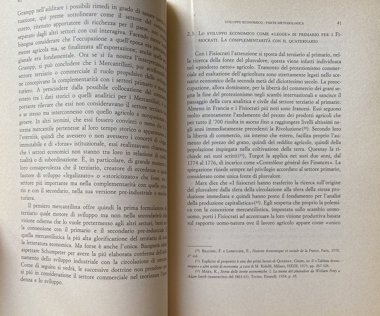 SVILUPPO ECONOMICO: LEGGE DI PRODUZIONE INDUSTRIALE O FORZA DI TERZIARIO? …