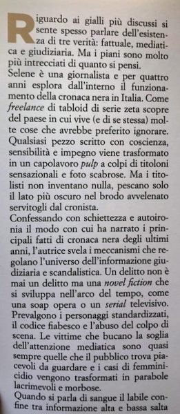 TABLOID INFERNO. CONFESSIONI DI UNA CRONISTA DI NERA