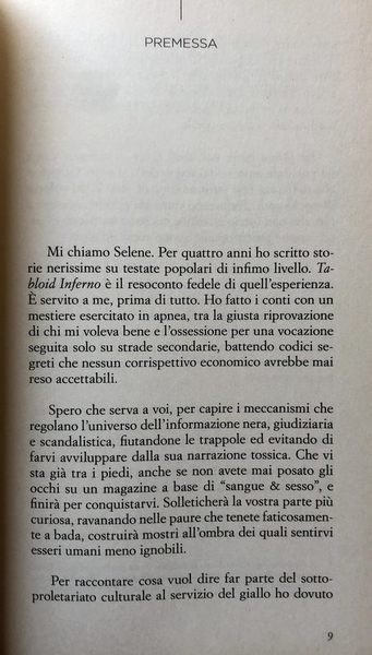 TABLOID INFERNO. CONFESSIONI DI UNA CRONISTA DI NERA