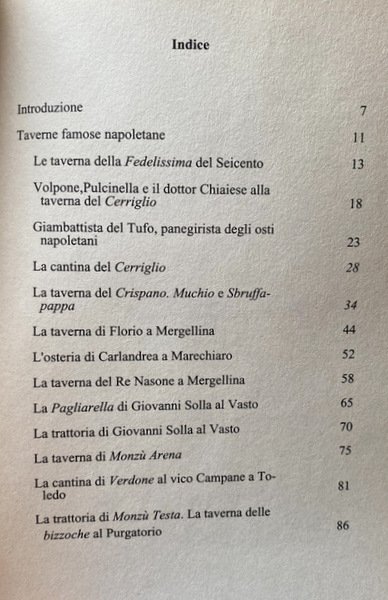 TAVERNE FAMOSE NAPOLETANE. A CURA DI VINCENZO REGINA