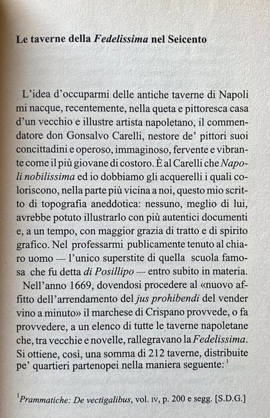 TAVERNE FAMOSE NAPOLETANE. A CURA DI VINCENZO REGINA