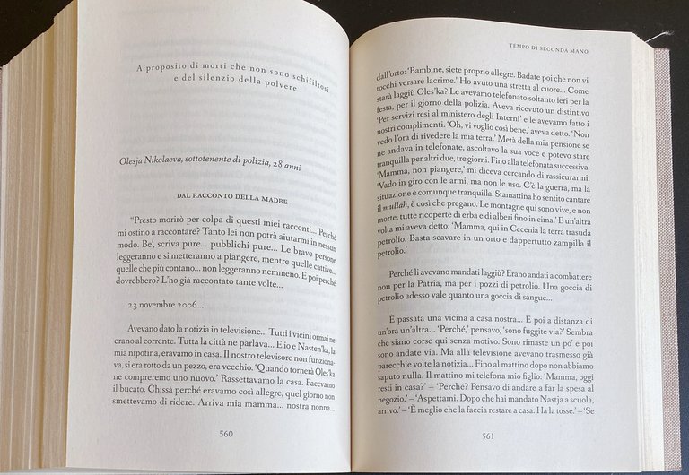 TEMPO DI SECONDA MANO. LA VITA IN RUSSIA DOPO IL …