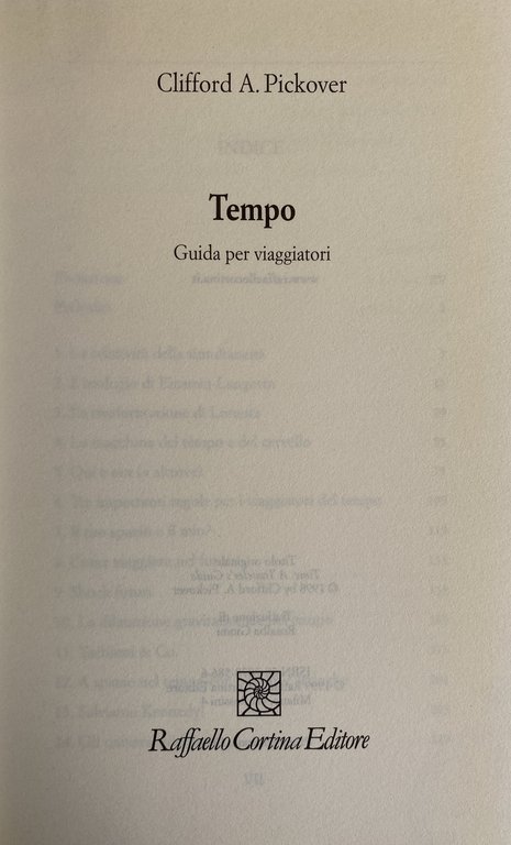 TEMPO. GUIDA PER VIAGGIATORI