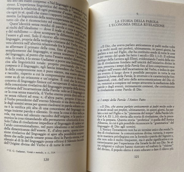 TEOLOGIA DELLA STORIA SAGGIO SULLA RIVELAZIONE, L'INIZIO E IL COMPIMENTO