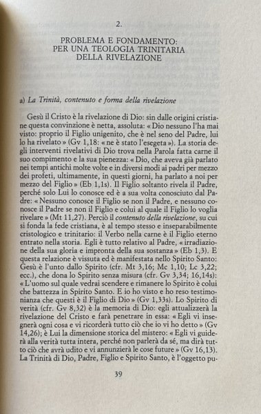 TEOLOGIA DELLA STORIA SAGGIO SULLA RIVELAZIONE, L'INIZIO E IL COMPIMENTO