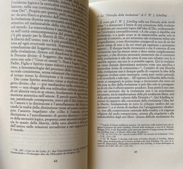 TEOLOGIA DELLA STORIA SAGGIO SULLA RIVELAZIONE, L'INIZIO E IL COMPIMENTO