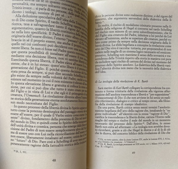 TEOLOGIA DELLA STORIA SAGGIO SULLA RIVELAZIONE, L'INIZIO E IL COMPIMENTO