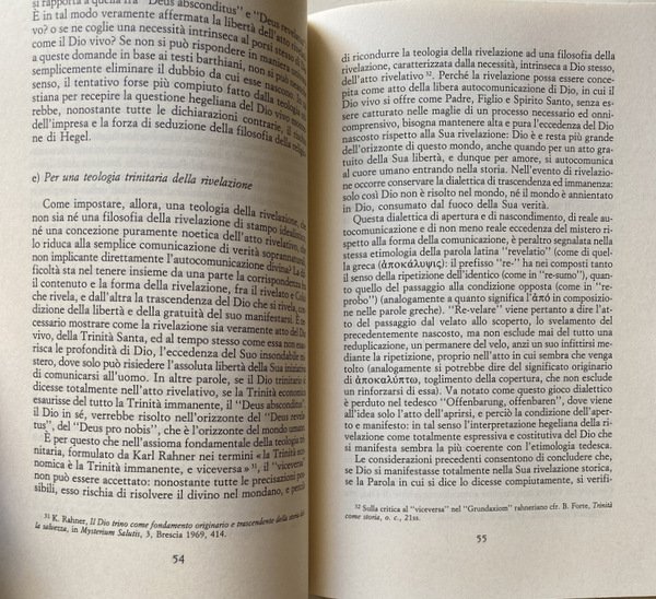 TEOLOGIA DELLA STORIA SAGGIO SULLA RIVELAZIONE, L'INIZIO E IL COMPIMENTO