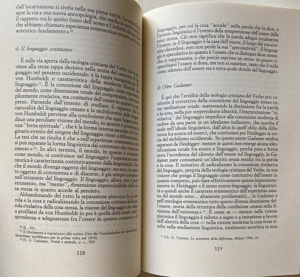 TEOLOGIA DELLA STORIA SAGGIO SULLA RIVELAZIONE, L'INIZIO E IL COMPIMENTO