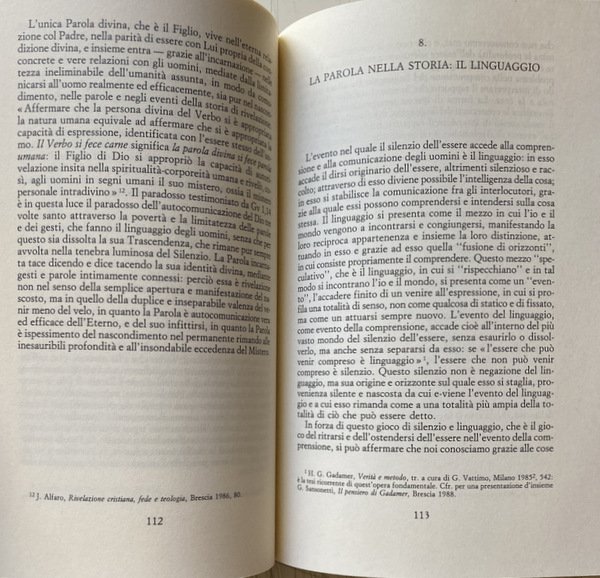 TEOLOGIA DELLA STORIA SAGGIO SULLA RIVELAZIONE, L'INIZIO E IL COMPIMENTO