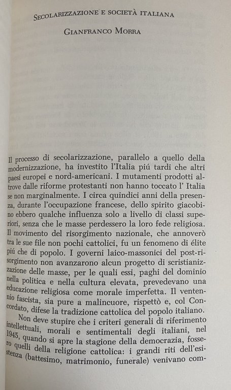 TEOLOGIA E SECOLARIZZAZIONE. ATTI DEL CONVEGNO 13 MARZO-1 APRILE 1987. … | Immagine Gallery 13