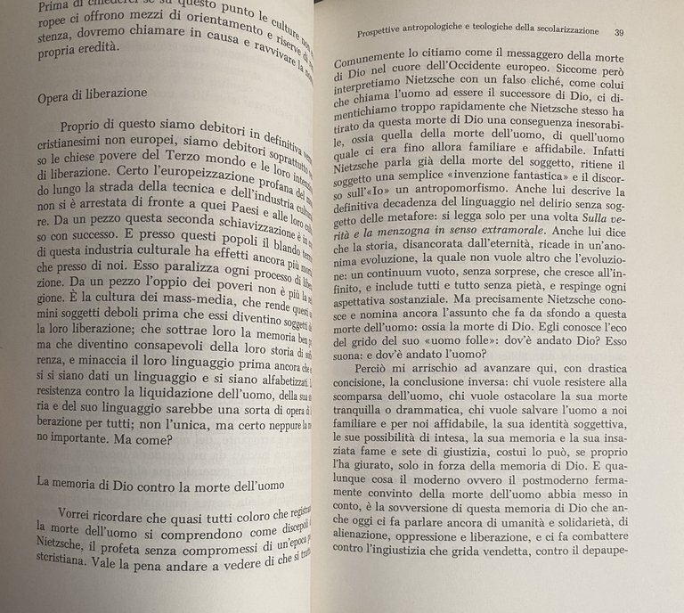 TEOLOGIA E SECOLARIZZAZIONE. ATTI DEL CONVEGNO 13 MARZO-1 APRILE 1987. … | Immagine Gallery 9