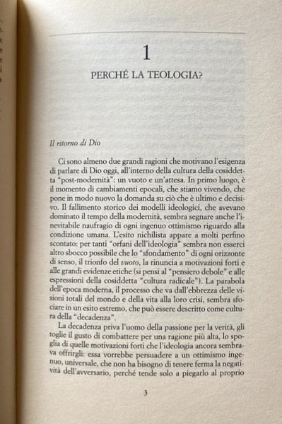 TEOLOGIA IN DIALOGO. PER CHI VUOLE SAPERNE DI PIÙ E …