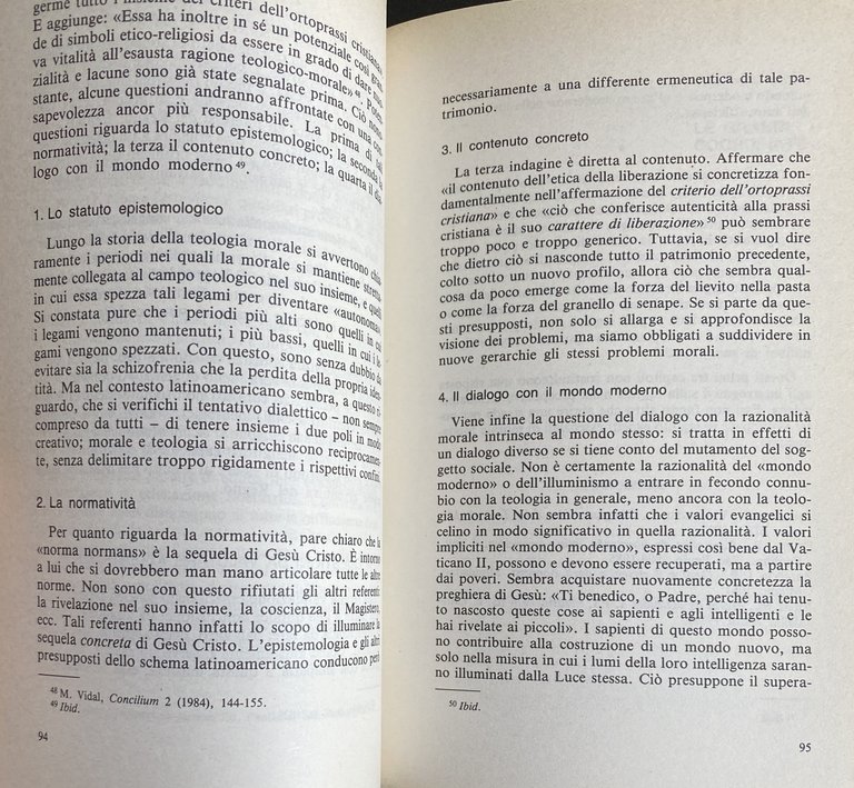 TEOLOGIA MORALE: CONFLITTI E ALTERNATIVE.