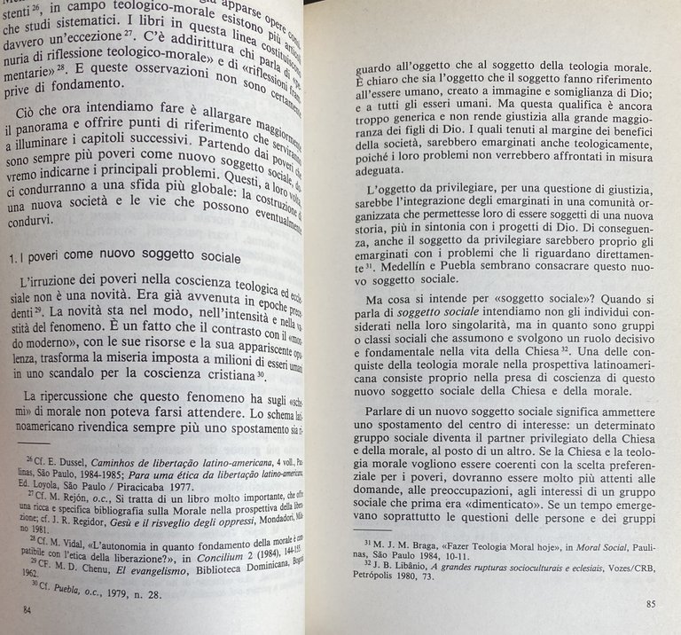 TEOLOGIA MORALE: CONFLITTI E ALTERNATIVE.