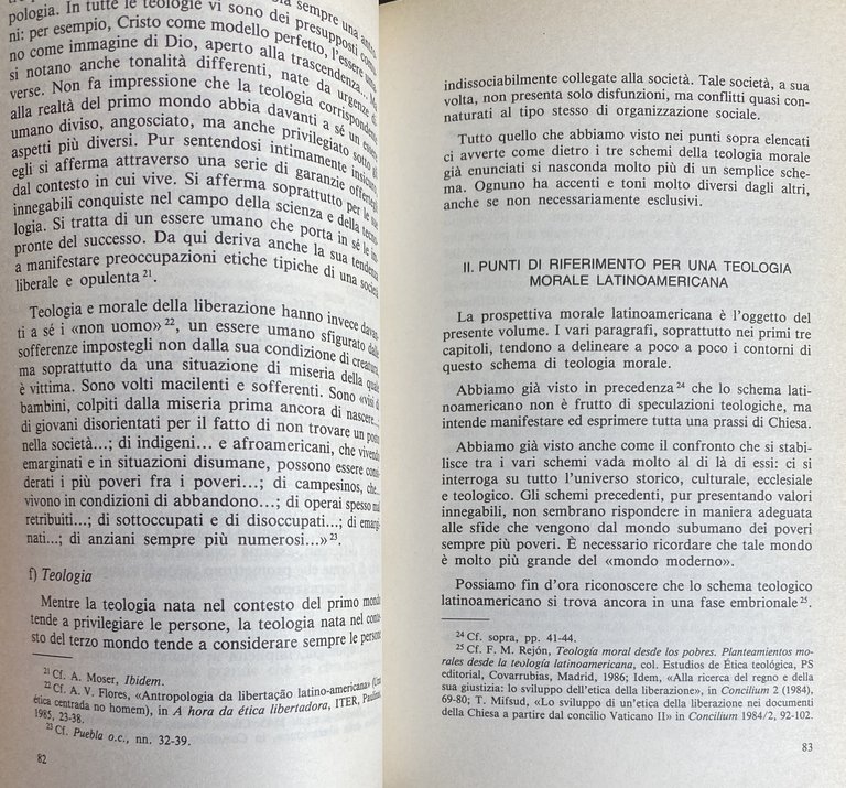 TEOLOGIA MORALE: CONFLITTI E ALTERNATIVE.