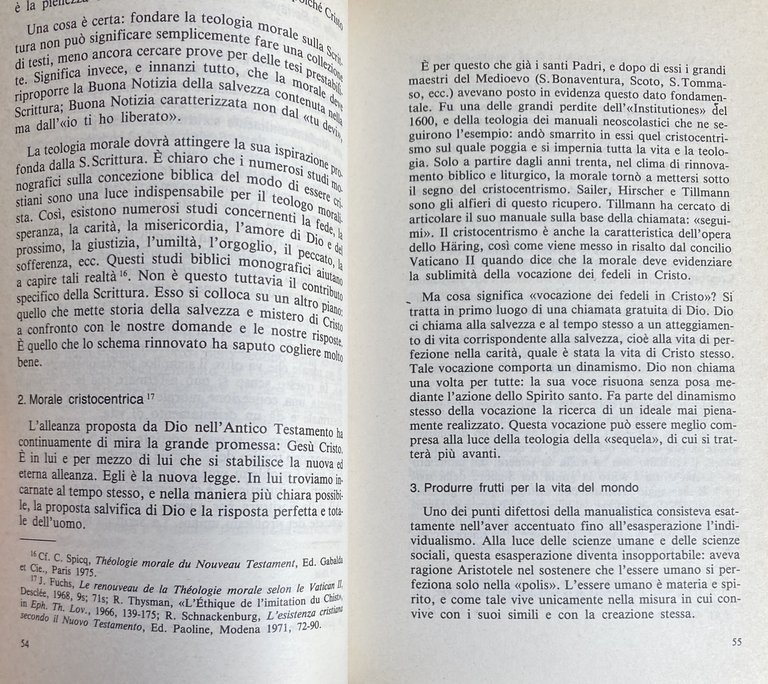 TEOLOGIA MORALE: CONFLITTI E ALTERNATIVE.