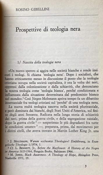 TEOLOGIA NERA. A CURA DI ROSINO GIBELLINI