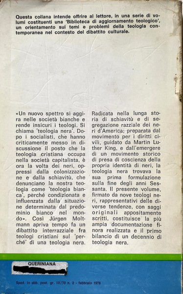 TEOLOGIA NERA. A CURA DI ROSINO GIBELLINI