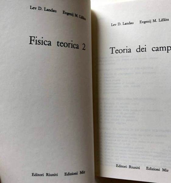 TEORIA DEI CAMPI. FISICA TEORICA VOLUME 2