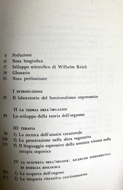 TEORIA DELL'ORGASMO E ALTRI SCRITTI